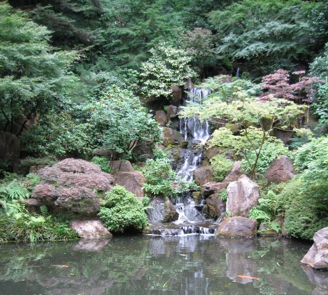 The Use of Stone and Water in the Garden,  Portland Japanese Garden, Oregon